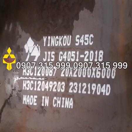 THÉP TẤM S45C DÀY 20LY/20MM/20LI (C45)